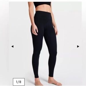 Sweaty Betty All Day Leggings Full Length Size Medium Black High Waist